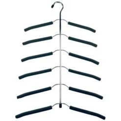 Orange85 Kledinghanger Voor 6 Shirts Zilverkleurig 56x36x1.5 Cm Metaal