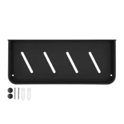 QUVIO Planchet - Metaal - 30 Cm - Zwart -Opslag Meubelwinkel 1000085984 0103