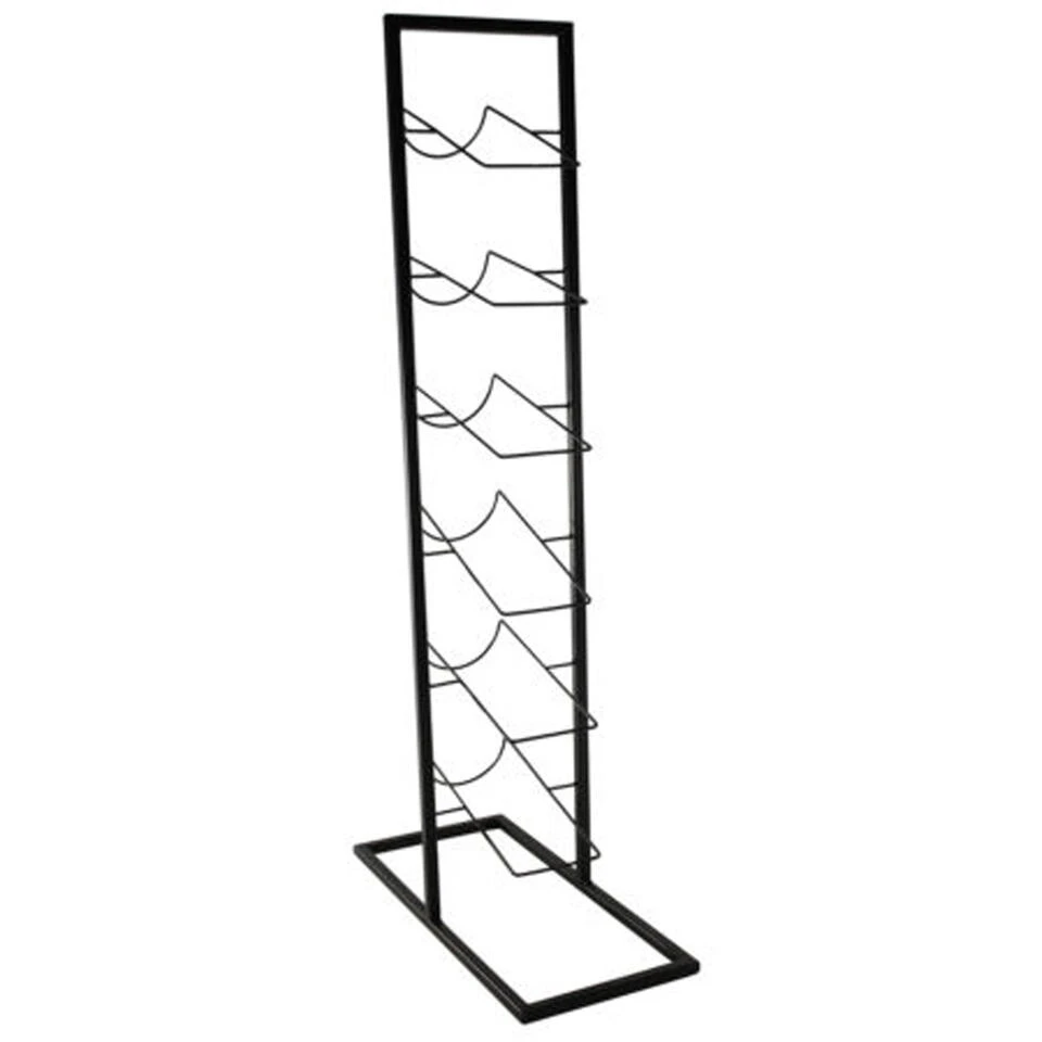 Svenska Living Wijnrek - 6 Flessen - Zwart - Metaal - 38 X 84 X 18 Cm 3 Svenska Living Wijnrek - 6 Flessen - Zwart - Metaal - 38 X 84 X 18 Cm
