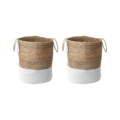 Beliani Mand GAJAR - Beige Jute