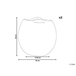 Beliani Mand PANJGUR - Zwart Katoen -Opslag Meubelwinkel 1000086728 0102