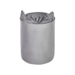 Beliani Mand ARCHA - Grijs Polyester -Opslag Meubelwinkel 1000087694 0103