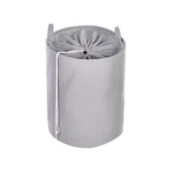 Beliani Mand ARCHA - Grijs Polyester -Opslag Meubelwinkel 1000087694 0104