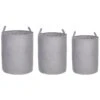 Beliani Mand ARCHA - Grijs Polyester -Opslag Meubelwinkel 1000087694