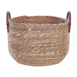 Beliani Mand SAYJAR - Natuurlijk Zeewier 9 Beliani Mand SAYJAR - Natuurlijk Zeewier -Opslag Meubelwinkel 1000087698 0104