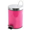 MSV Badkamer/toilet Pedaalemmer - Fuchsia Roze - 3 Liter - 17 X 25 Cm -Opslag Meubelwinkel 1000089290