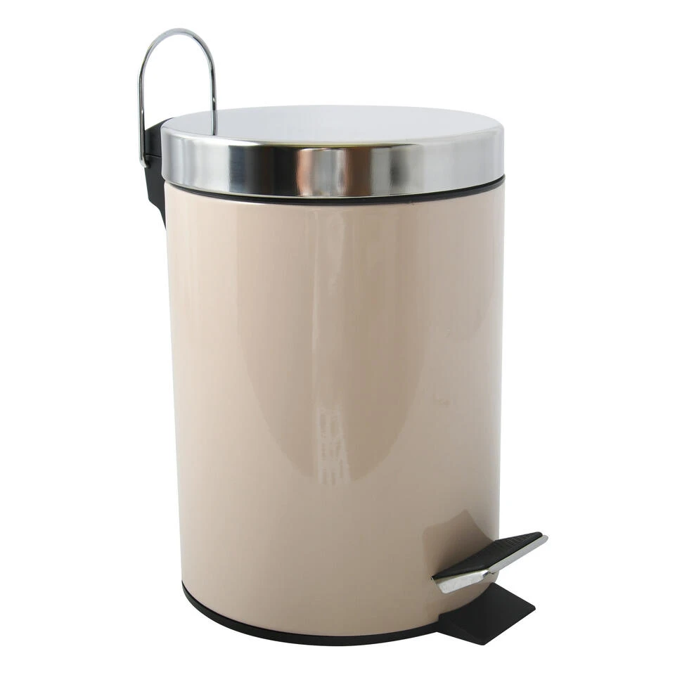 MSV Badkamer/toilet Pedaalemmer - Beige - 3 Liter - 17 X 25 Cm 3 MSV Badkamer/toilet Pedaalemmer - Beige - 3 Liter - 17 X 25 Cm