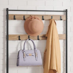 ACAZA Groot Garderoberek XL Met Schoenenbank - Kleur Ashwood -Opslag Meubelwinkel 1000090208 0102