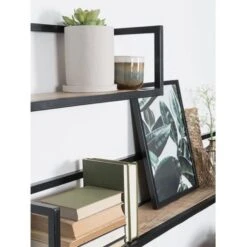 Decor 88 Farrow Wandplank Industrieel Naturel 20x140x20 Cm -Opslag Meubelwinkel 1000094096 0102