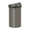 Brabantia Touch Bin Afvalemmer 60 Liter Platinum -Opslag Meubelwinkel 1000098400
