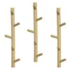 WOOOD Kapstok 5 Haaks Marit - Hout - Naturel - Set Van 3 2 WOOOD Kapstok 5 Haaks Marit - Hout - Naturel - Set Van 3 -Opslag Meubelwinkel 1000098834