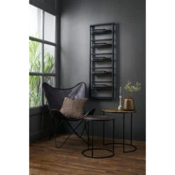 Wijnrek Amore - Zwart - 9 Flessen -Opslag Meubelwinkel 1146461223 0110