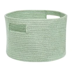 Beliani Mand CHINIOT - Groen Katoen -Opslag Meubelwinkel 13e1e2517c734a7eb046e407b278a0fb