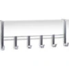 Zilveren Badkamerdeur/kastdeur Kapstok Met 6 Haken 51 Cm 1 Zilveren Badkamerdeur/kastdeur Kapstok Met 6 Haken 51 Cm -Opslag Meubelwinkel 1420527725