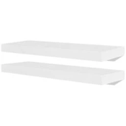 Bestsellers 1 VIDAXL Wandplanken MDF Zwevend Voor Boeken/dvd Wit 2 St