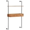 VidaXL Wandbureau 90x40x170 Cm Massief Acaciahout -Opslag Meubelwinkel 1537489359