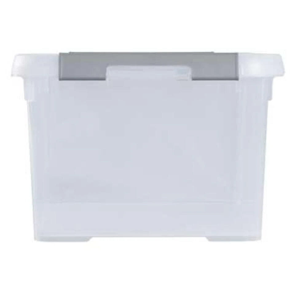 Curver Handy+ Opbergbox - 15L - 6 Stuks - Transparant Met Deksel 6 Curver Handy+ Opbergbox - 15L - 6 Stuks - Transparant Met Deksel - Afbeelding 4