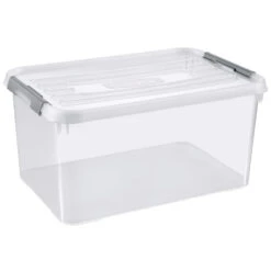 Curver Handy+ Opbergbox - 50L - 3 Stuks - Transparant Met Deksel -Opslag Meubelwinkel 1645168536 0103