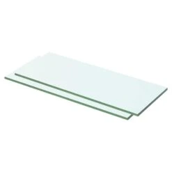 VidaXL Schappen 2 St 50x15 Cm Glas Transparant