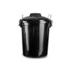 Forte Plastics Afvalbak - Zwart - Afvalemmer Met Deksel - 21 L -Opslag Meubelwinkel 1866864307