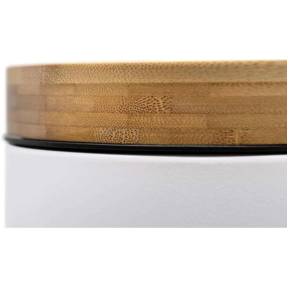 Five Simply Smart - Pedaalemmer - Metaal - Wit 6 Five Simply Smart - Pedaalemmer - Metaal - Wit - Afbeelding 4