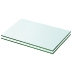 VidaXL Schappen 2 St 20x25 Cm Glas Transparant