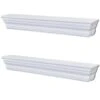 VidaXL Wandplanken Aaliyah 2 St Wit -Opslag Meubelwinkel 1989850731