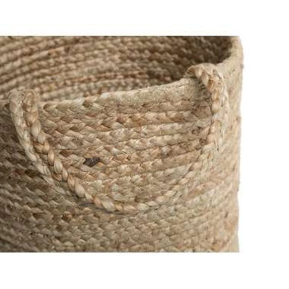 Beliani Mand KAELLA - Beige Jute 4 Beliani Mand KAELLA - Beige Jute - Afbeelding 2