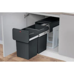 Hailo Tandem Inbouwprullenbak - 2x14L - Zwart 7 Hailo Tandem Inbouwprullenbak - 2x14L - Zwart -Opslag Meubelwinkel 2b950d2f0c864e11acb8e5ec699c05d4