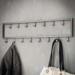 Kapstok Industrieel 15 - Metaal - Zwart -Opslag Meubelwinkel 3abafecc79cb48c7b92ee7033a6e4004