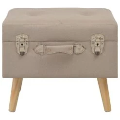 VidaXL Opbergkruk 40 Cm Stof Beige -Opslag Meubelwinkel 407e6e7bae334cf9b57966f057fff5bc
