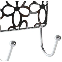 Items Kapstok - Deurhanger - Zilver - Bloemen Patroon - 32 Cm -Opslag Meubelwinkel 40bdb9849c07489aa935d4168d8a6168