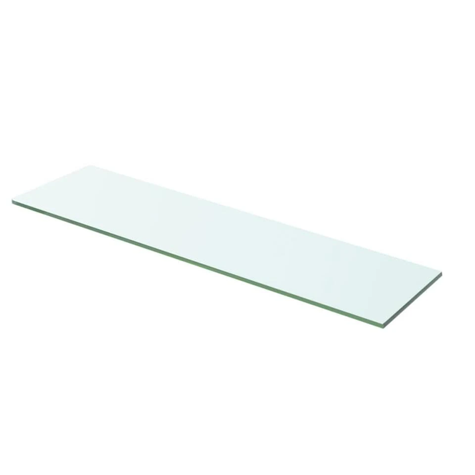 VidaXL Schappen 2 St 60x12 Cm Glas Transparant 4 VidaXL Schappen 2 St 60x12 Cm Glas Transparant - Afbeelding 2