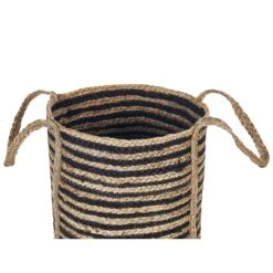 Beliani Mand JHANSI - Beige Jute -Opslag Meubelwinkel 434be97caa4a4b43a84bbaf3cf902d37