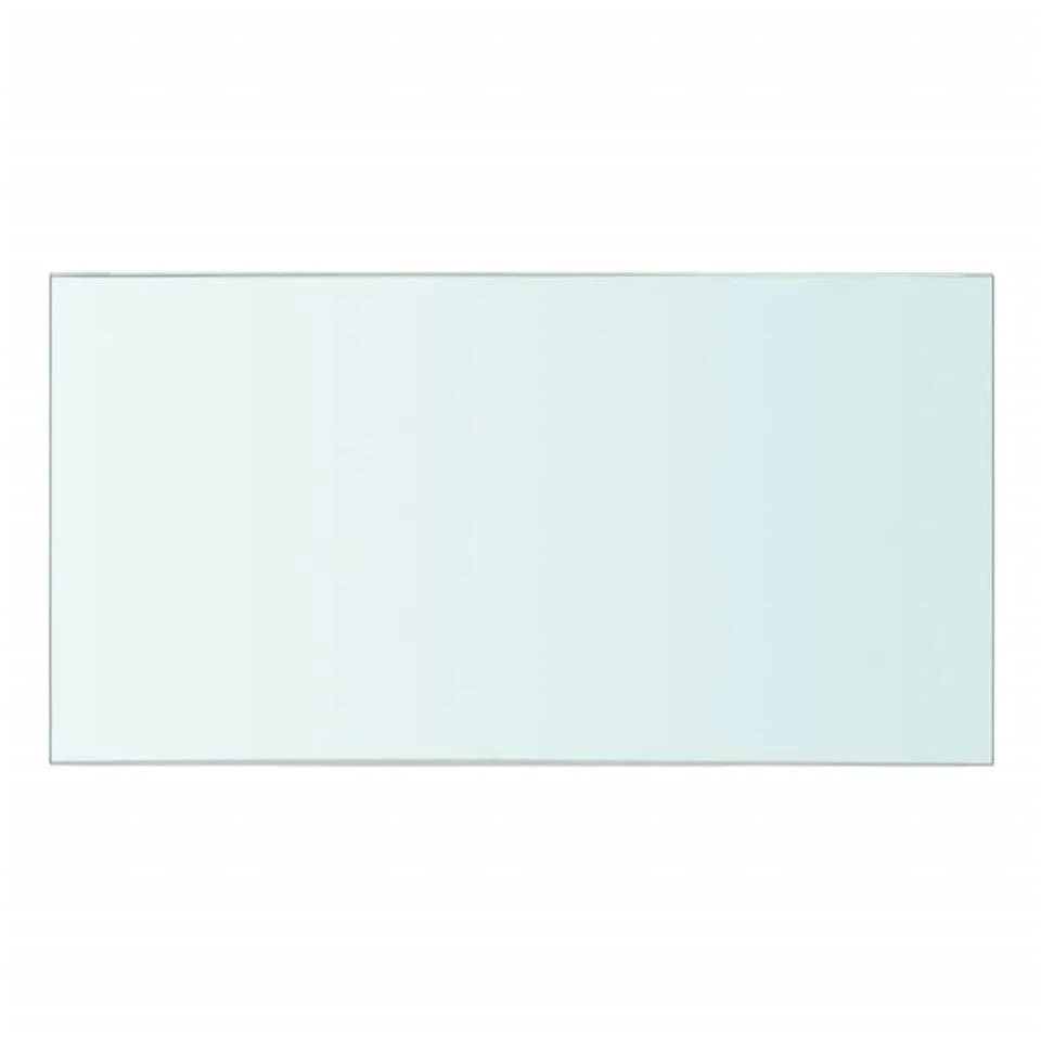 VidaXL Wandschap Transparant 30x15 Cm Glas 4 VidaXL Wandschap Transparant 30x15 Cm Glas - Afbeelding 2