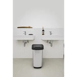 Rotho Twist Afvalbak - 25L - Zilver -Opslag Meubelwinkel 46c86186f16d4041b9a6b9af2bf91476