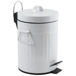 MSV Badkamer/toilet Pedaalemmer - Wit - 3L - 17 X 26 Cm - Toilet -Opslag Meubelwinkel 55ad48c228cc4c1196d9e5ca2cd6888a