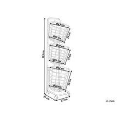 Beliani AYAPAL - Zwart Metaal 9 Beliani AYAPAL - Zwart Metaal -Opslag Meubelwinkel 57aa15e7b7e2447bb04ba96da65bcabe