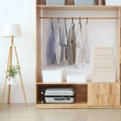 VidaXL 3-delige Opbergboxenset Stapelbaar Stof Crèmekleurig -Opslag Meubelwinkel 63da1068b4e1456abb2dda9985953d6a