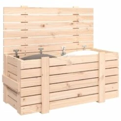 VidaXL Opbergbox 91x40,5x42 Cm Massief Grenenhout -Opslag Meubelwinkel 69c4c227ee804dc5bfe849baca6ab9e8