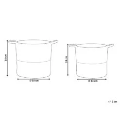 Beliani Mand PAZHA - Beige Katoen -Opslag Meubelwinkel 6dc92b6690644282817479f272f42e2f