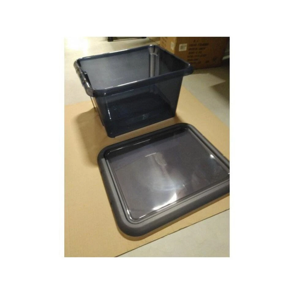 EDA Opbergbox - Donkerblauw - Stapelbaar - L44 X B36 X H25 Cm 6 EDA Opbergbox - Donkerblauw - Stapelbaar - L44 X B36 X H25 Cm - Afbeelding 4