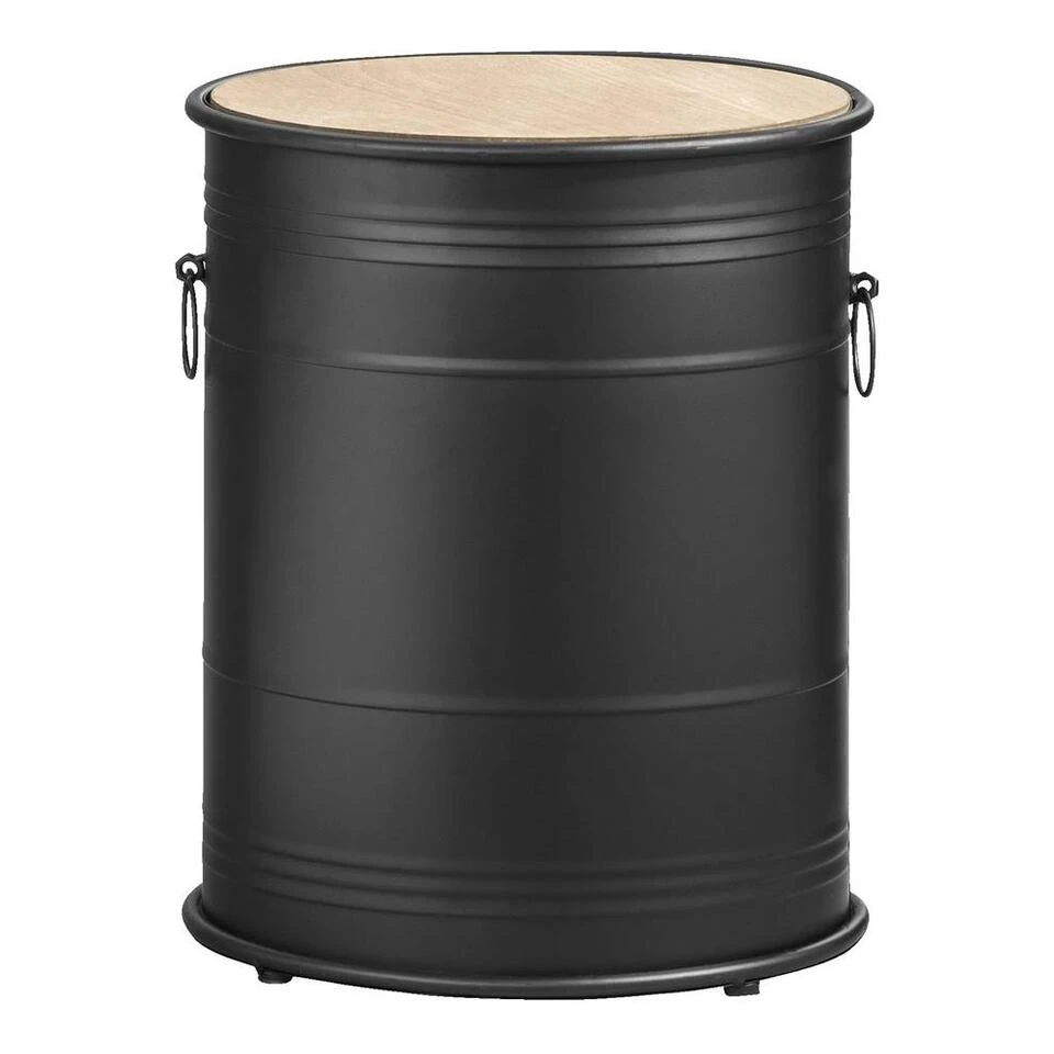 Opbergton Marnix - Zwart - 41,5xØ33 Cm 3 Opbergton Marnix - Zwart - 41,5xØ33 Cm