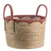 Mand Dille L - Naturel/rood - Zeegras - 45xø40 Cm 2 Mand Dille L - Naturel/rood - Zeegras - 45xø40 Cm -Opslag Meubelwinkel 70503632