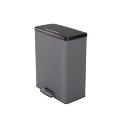 Pedaalemmer Deco Bin - Rechthoek - Grijs - 2x26L 8 Pedaalemmer Deco Bin - Rechthoek - Grijs - 2x26L -Opslag Meubelwinkel 70601181 0300