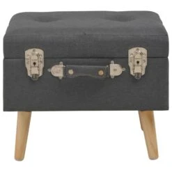 VidaXL Opbergkrukken 3 St Stof Donkergrijs -Opslag Meubelwinkel 70b902526cdd4361915d3403838007d4