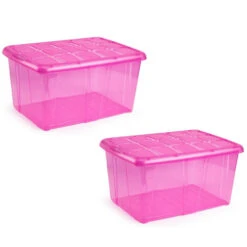 Forte Plastics Opberger - Met Deksel - Roze - 60 L - 63 X 46 X 32 Cm 6 Forte Plastics Opberger - Met Deksel - Roze - 60 L - 63 X 46 X 32 Cm -Opslag Meubelwinkel 7dbca9d98036403582410d4b6cf3a251