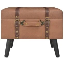 VidaXL Opbergkrukken 3 St Kunstleer Bruin -Opslag Meubelwinkel 7dd5586a39e74c428482154406bb9335