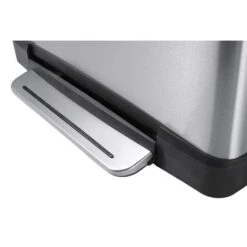 EKO Recycling Pedaalemmer E-Cube - Zilverkleurig - 10+9l -Opslag Meubelwinkel 81021017 0003