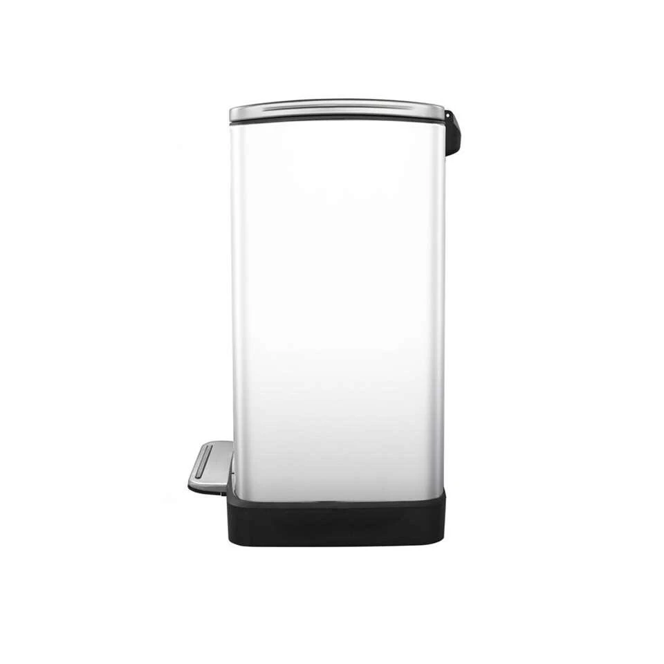 EKO Recycling Pedaalemmer E-Cube - Wit - 28+18l 6 EKO Recycling Pedaalemmer E-Cube - Wit - 28+18l - Afbeelding 4